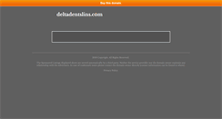 Desktop Screenshot of deltadentslins.com